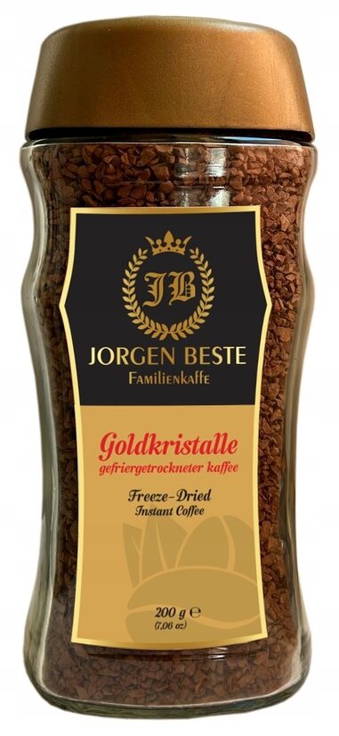 Jorgen Beste Goldkristalle šķīstošā kafija 200 g